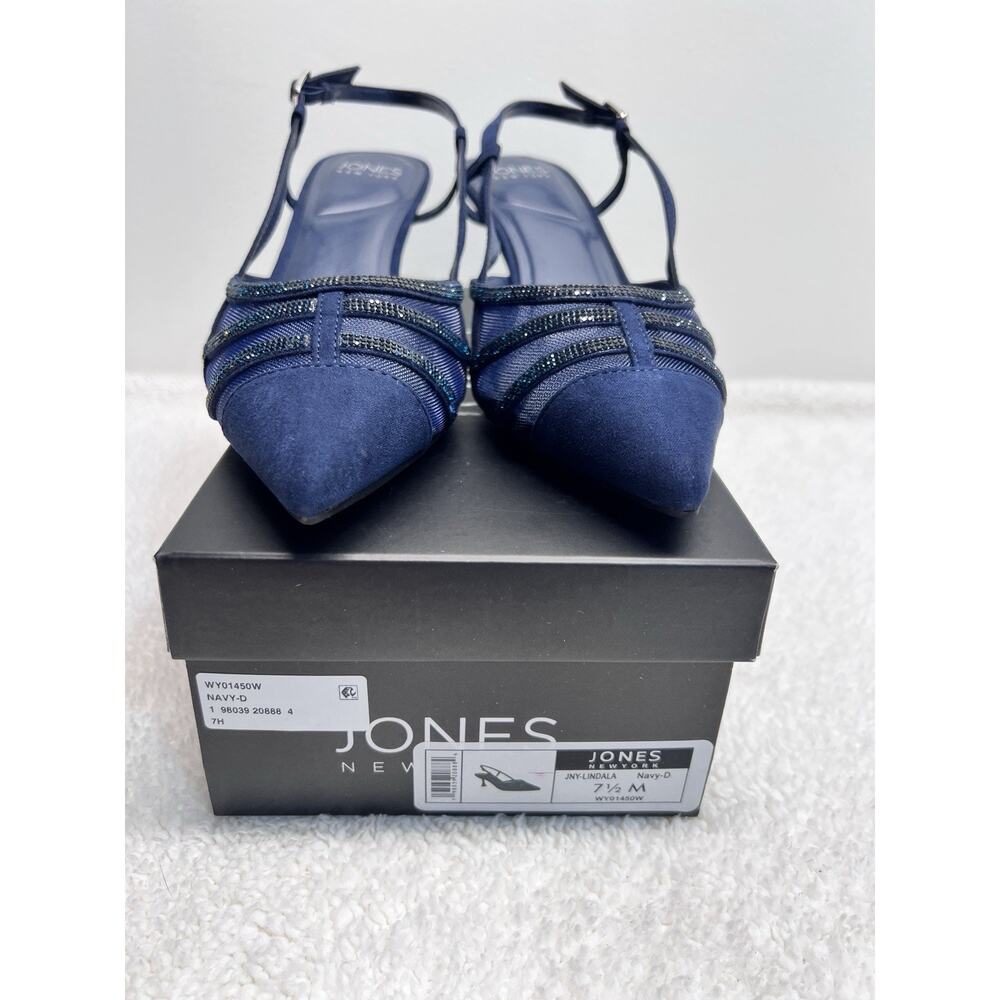 Jones New York Lindala Slingback Kitten Heel Evening Pumps Women's US 7.5 - Picture 9 of 9